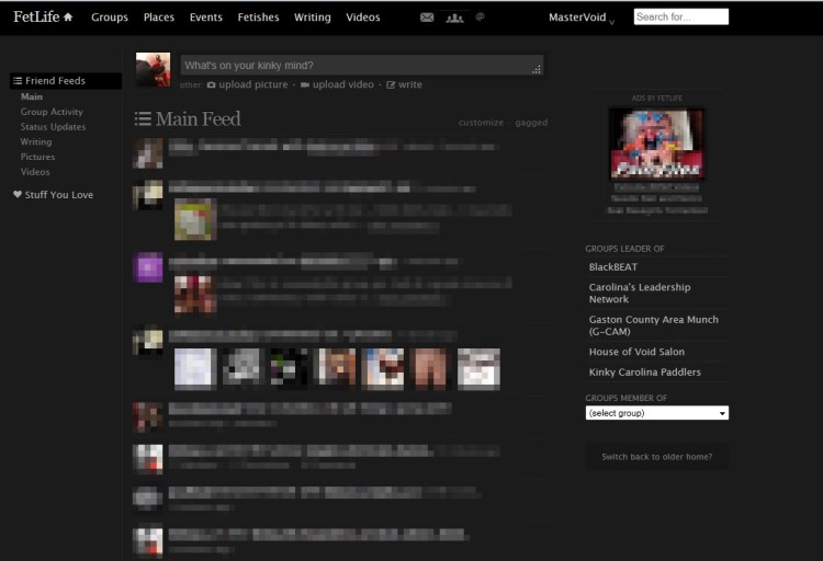 FetLife Feed, version 4